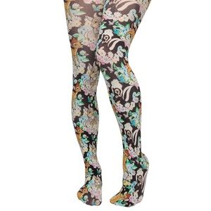 🦌🐰🦨🌼💕 Irregular Choice x Disney's Bambi Forest Friends printed tights